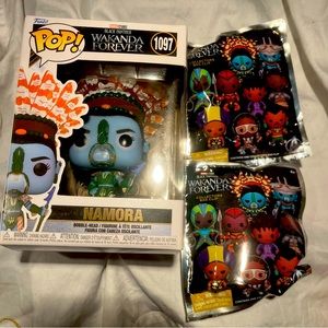 Namora Black Panther: Wakanda Forever Funko + 2 bag clips